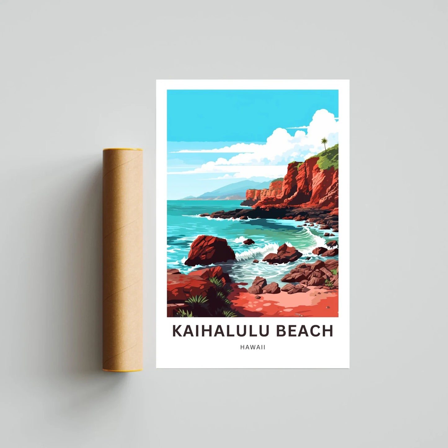 Kaihalulu Travel Poster