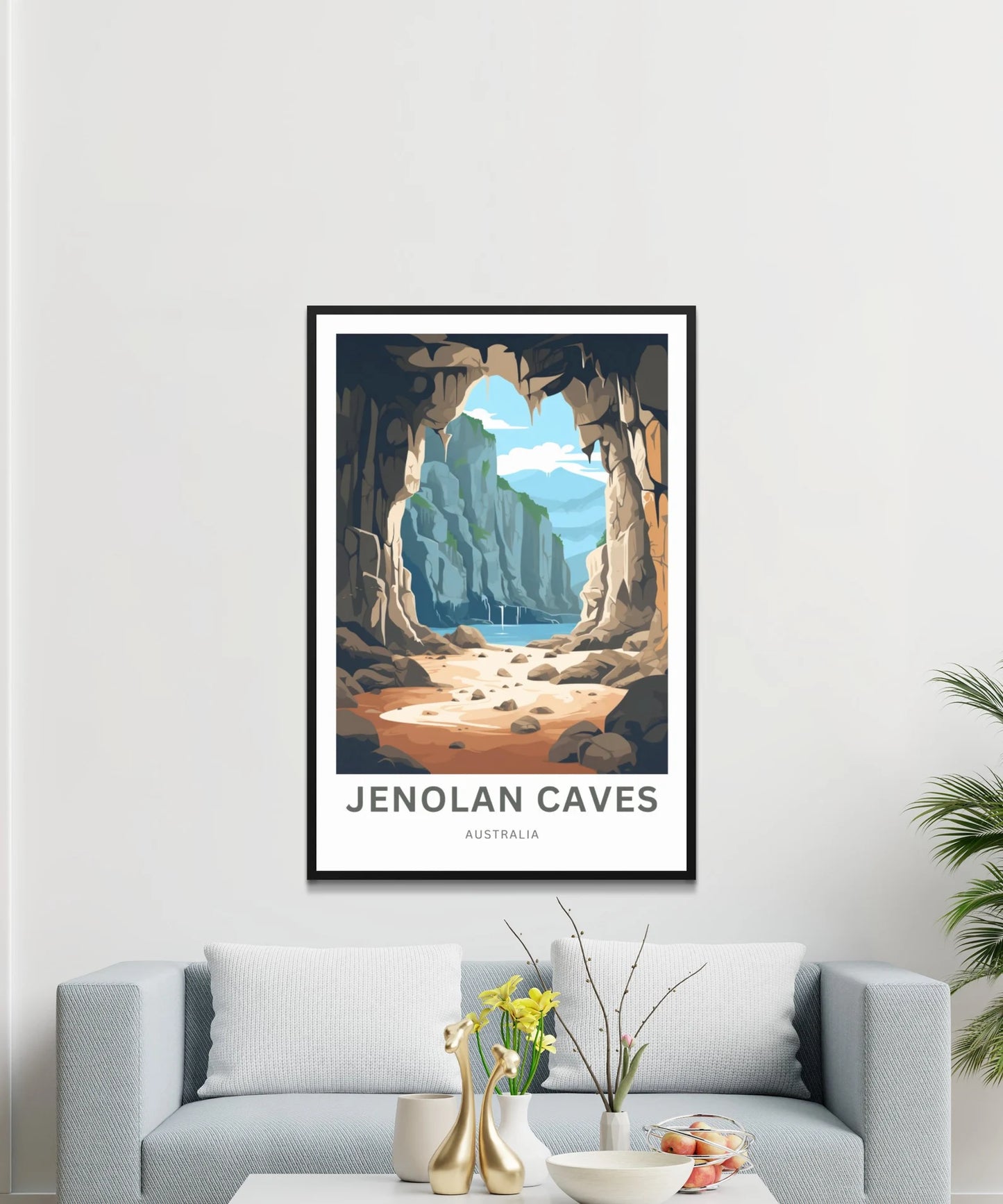 Jenolan Caves Travel Poster