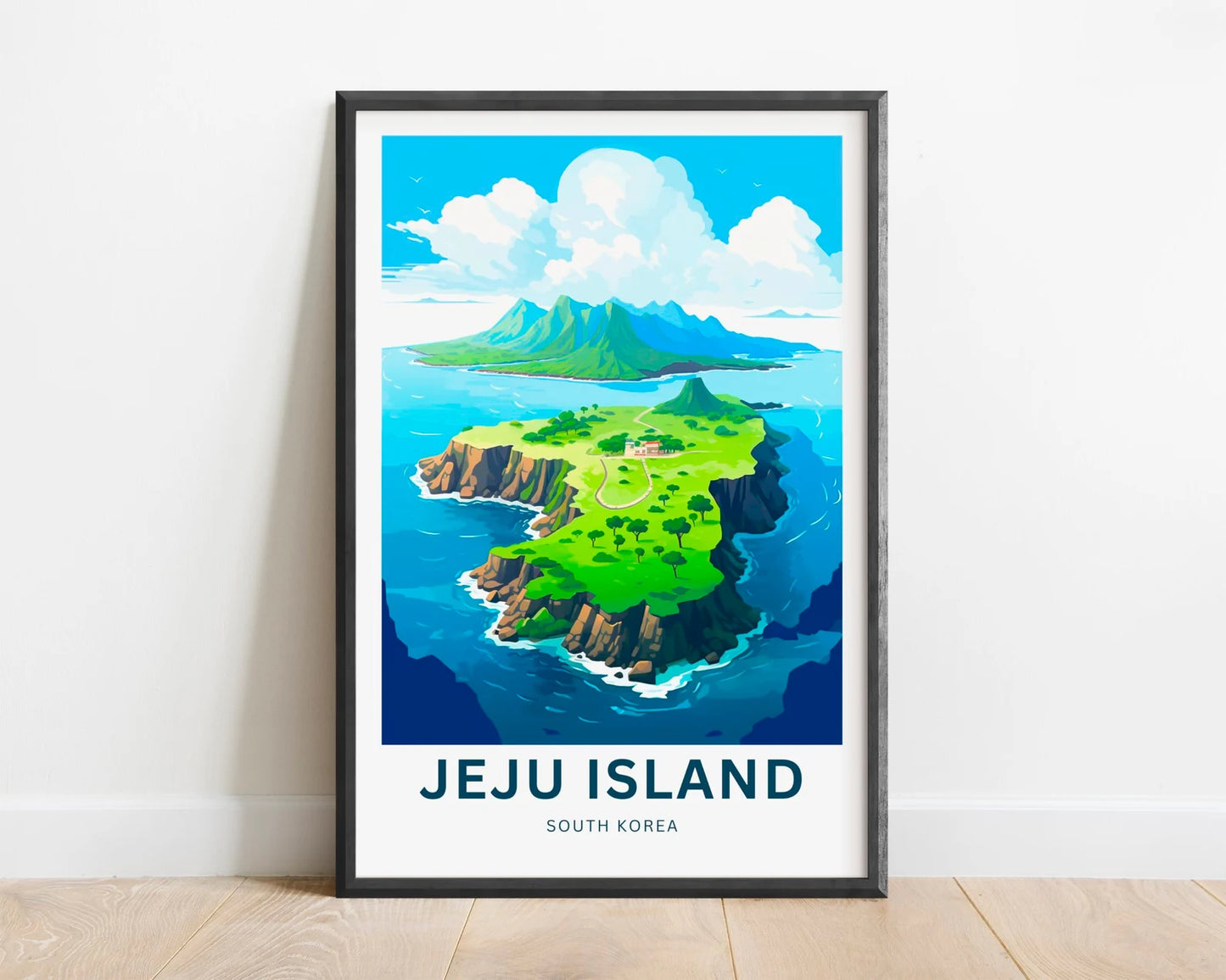 Jeju Island Travel Poster