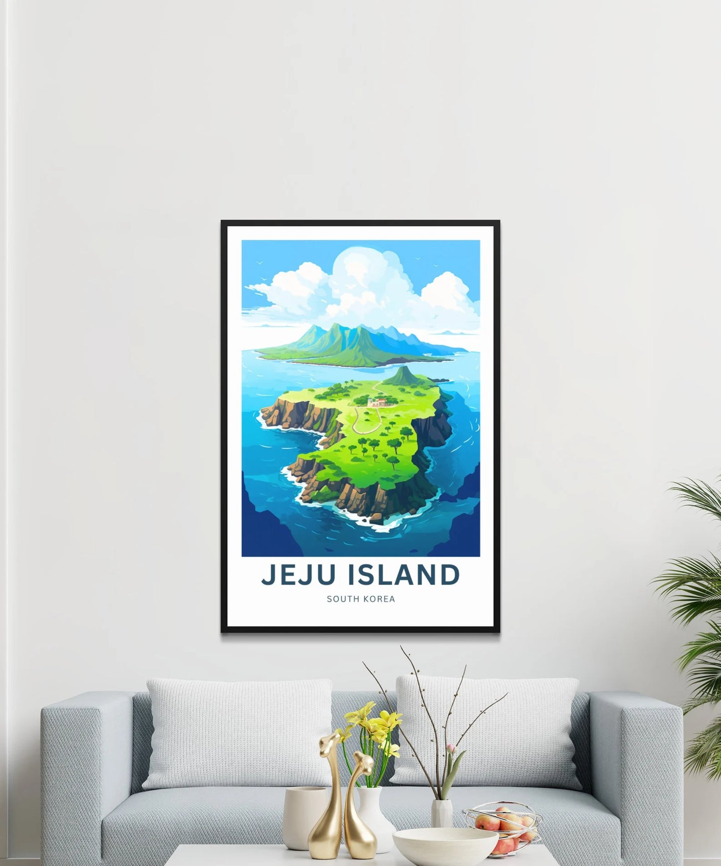 Jeju Island Travel Poster