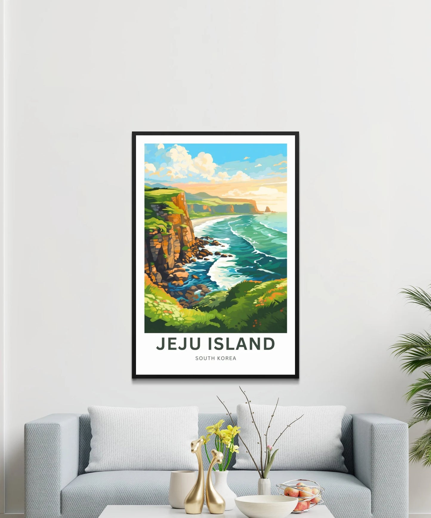 Jeju Island Travel Poster