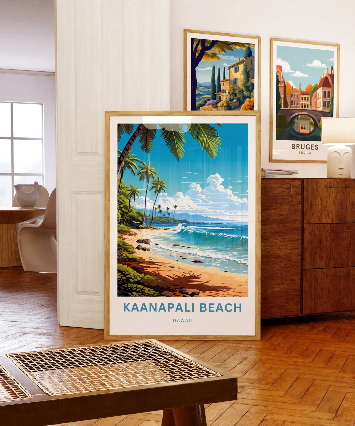 Kaanapali Beach Travel Poster