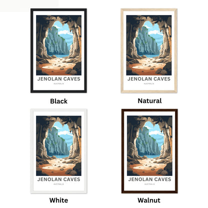 Jenolan Caves Travel Poster