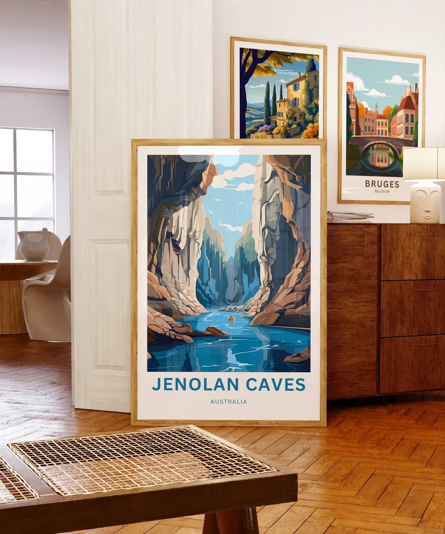Jenolan Caves Travel Poster