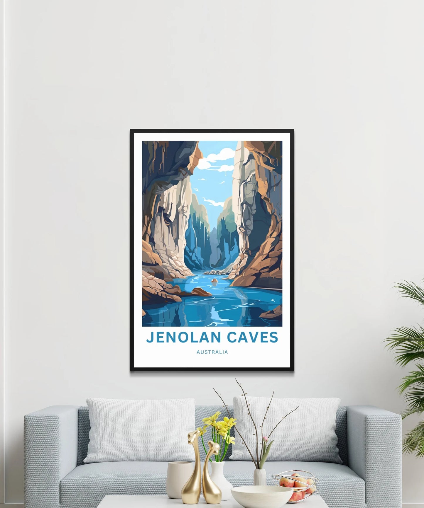Jenolan Caves Travel Poster
