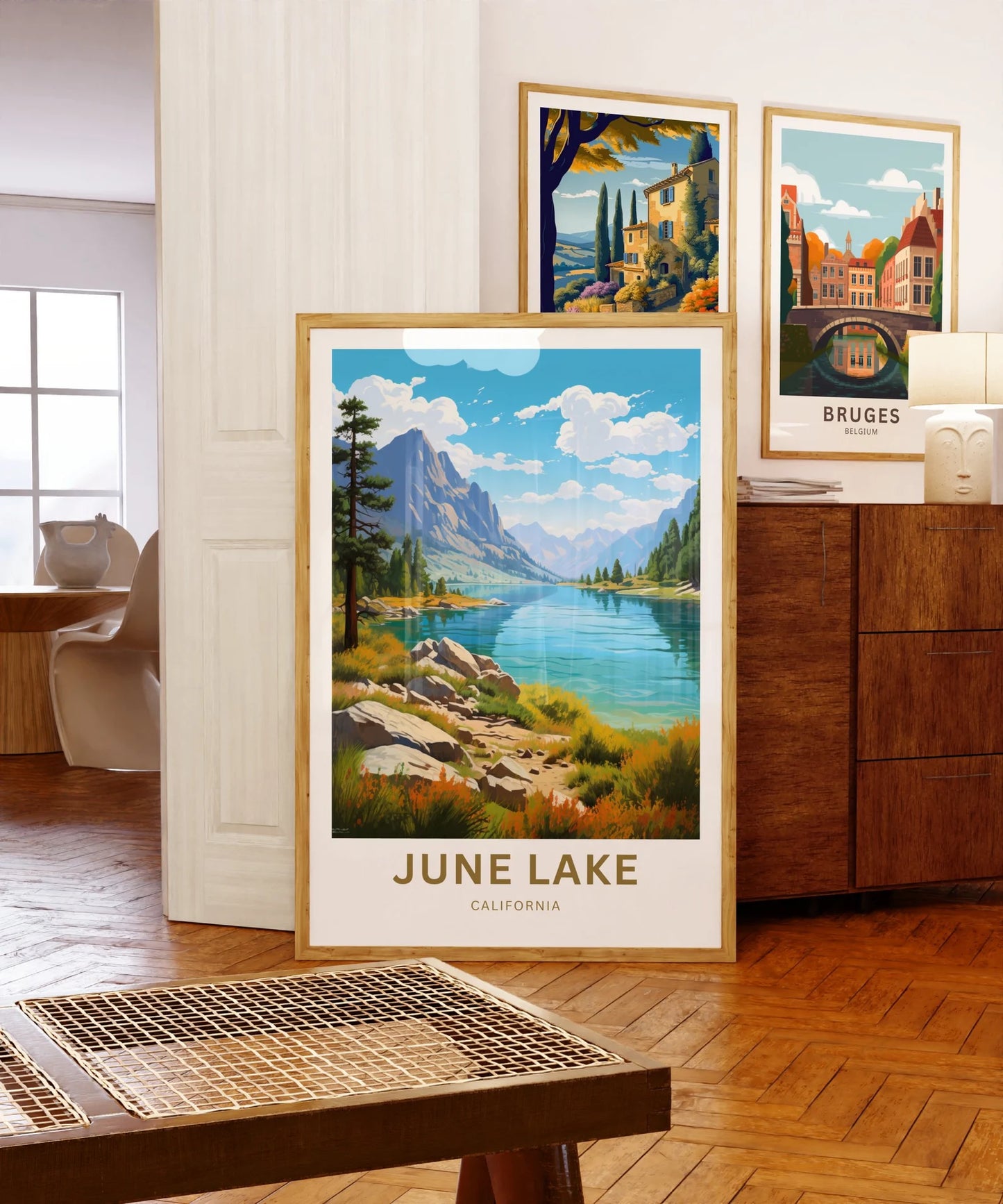 June Lake Travel Poster