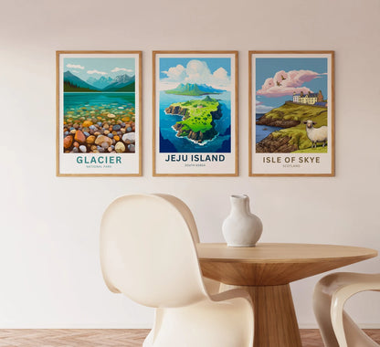 Jeju Island Travel Poster