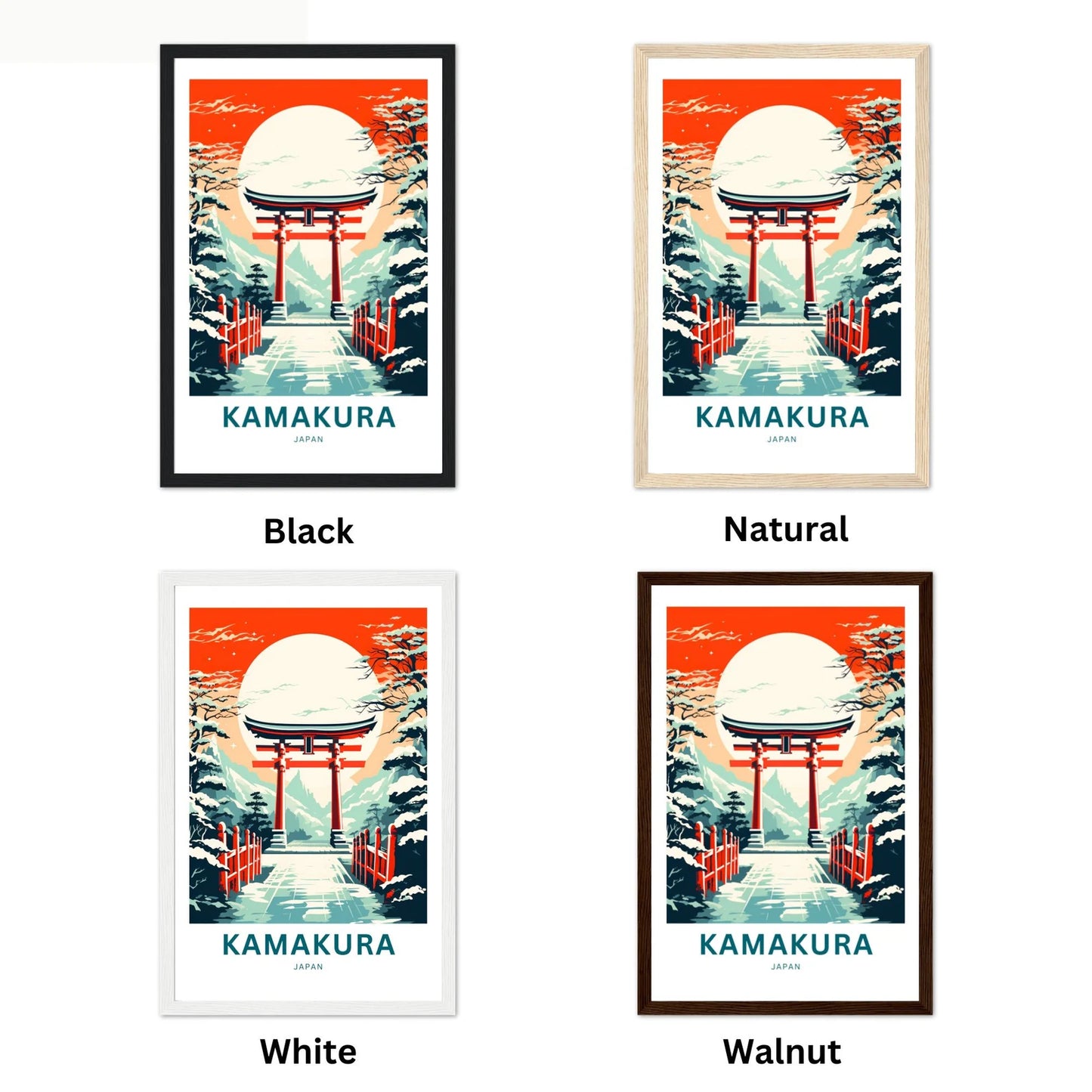 Kamakura Travel Poster