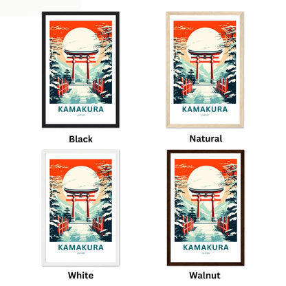 Kamakura Travel Poster