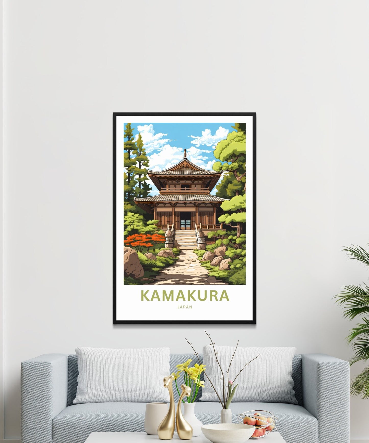 Kamakura Travel Poster