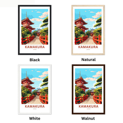 Kamakura Travel Poster