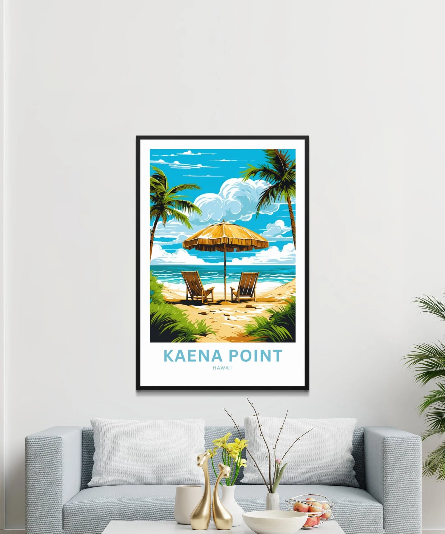 Kaena Point Travel Poster