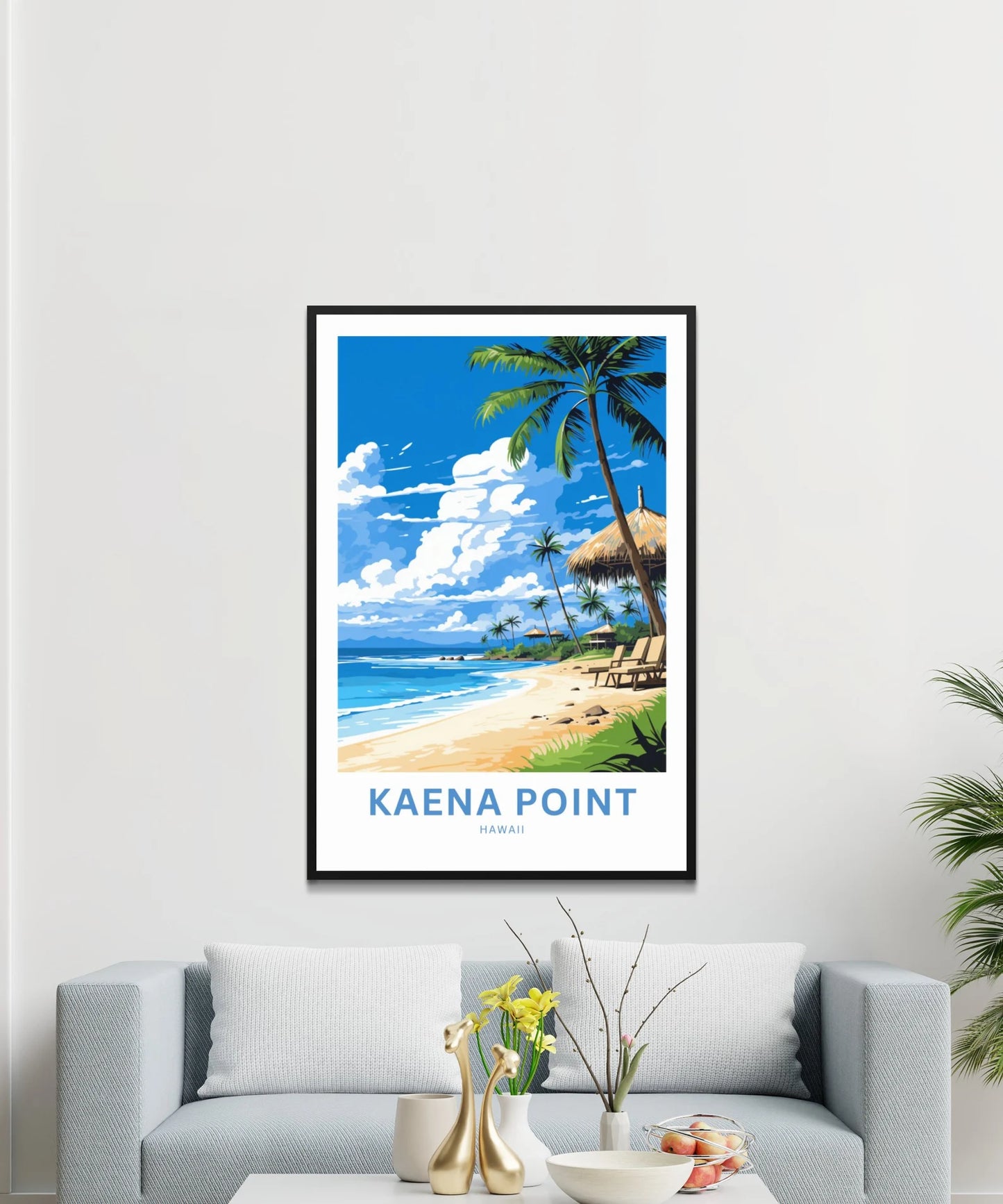 Kaena Point Travel Poster