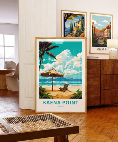 Kaena Point Travel Poster