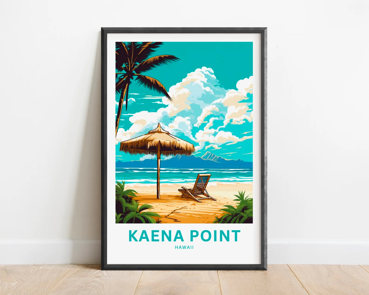 Kaena Point Travel Poster