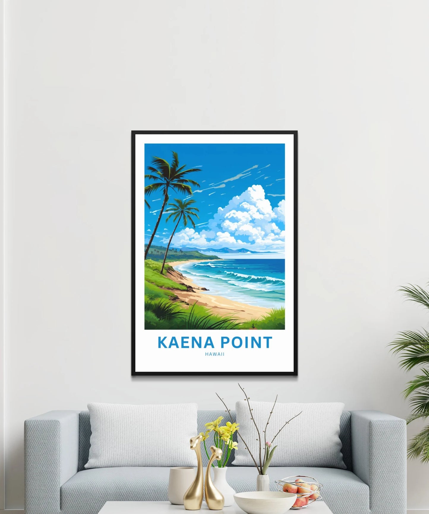 Kaena Point Travel Poster