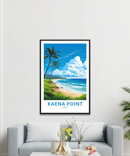 Kaena Point Travel Poster