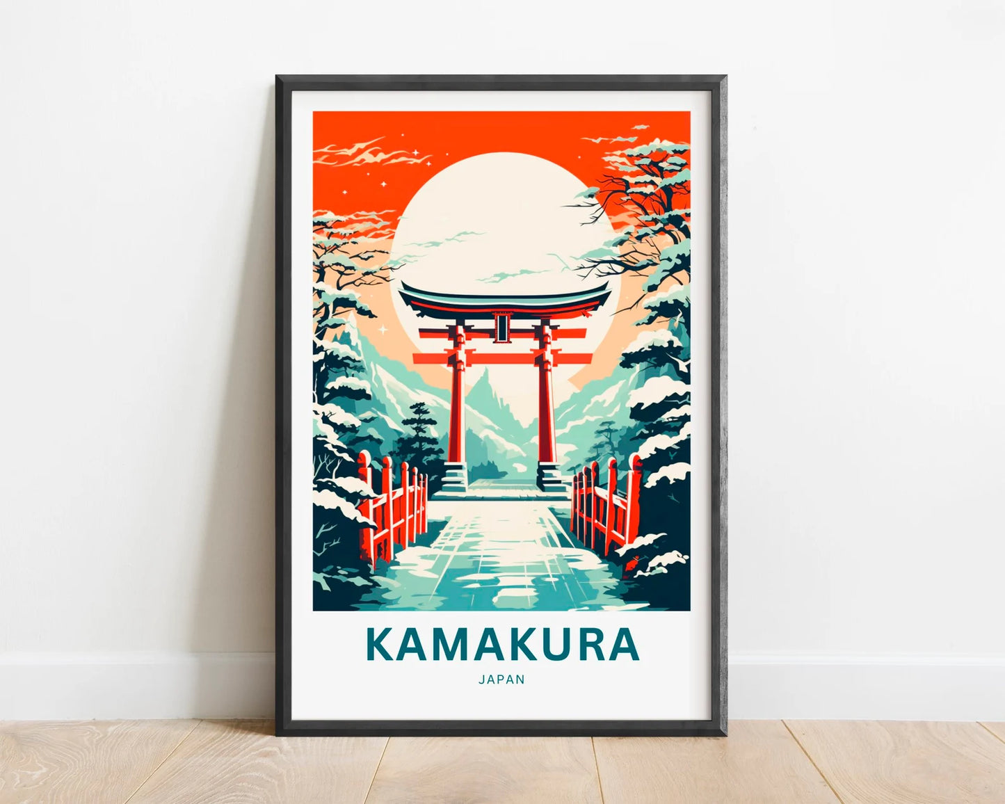 Kamakura Travel Poster