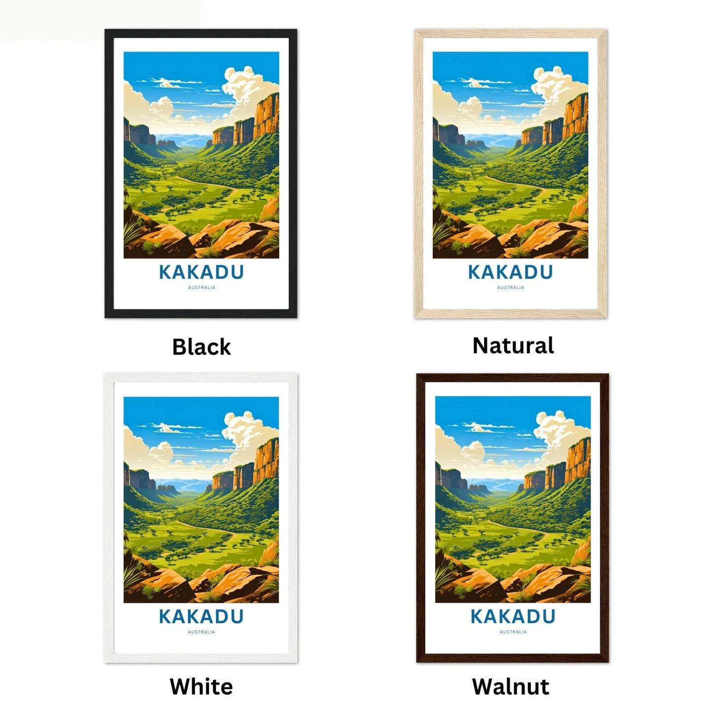 Kakadu Travel Poster