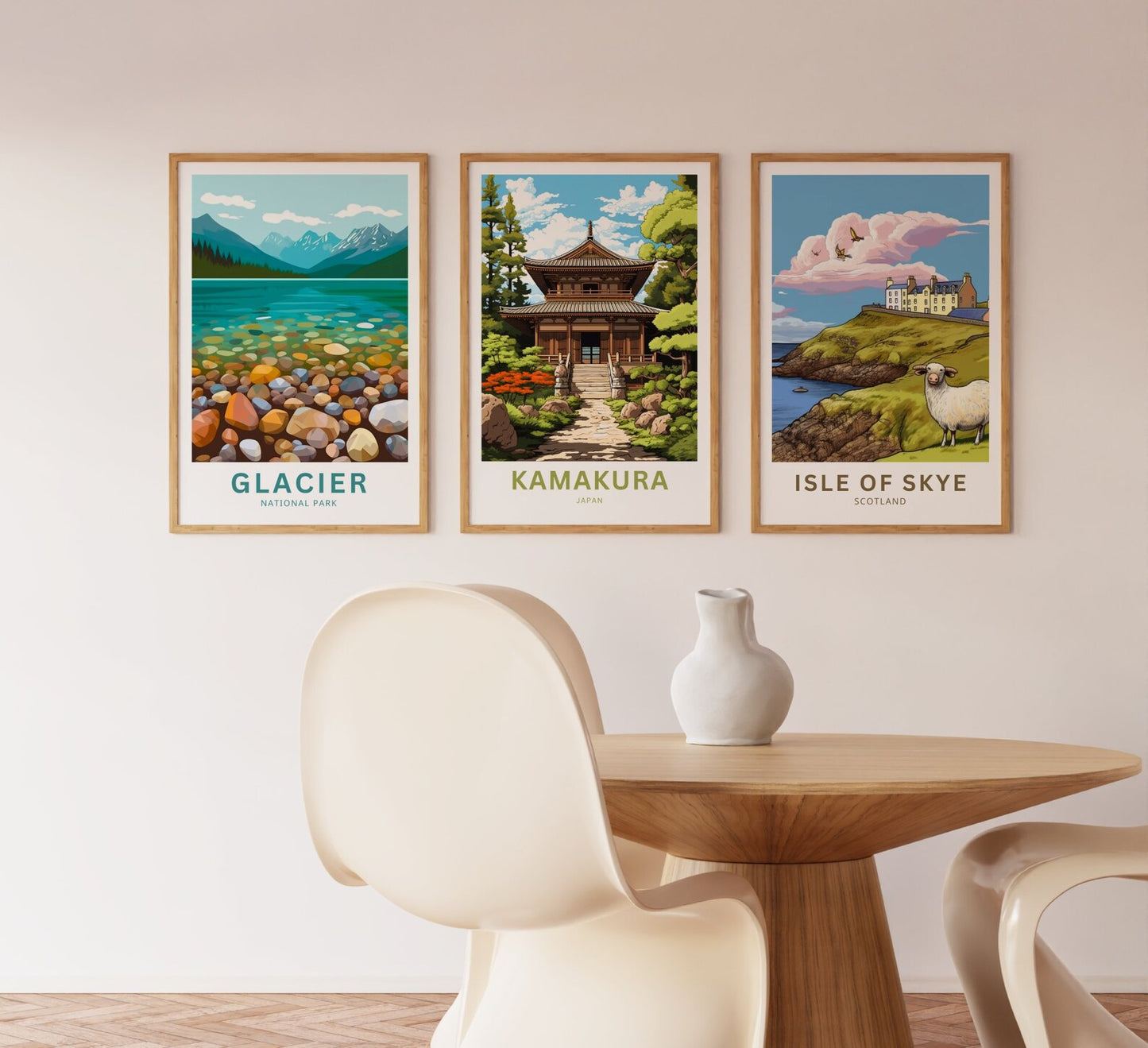 Kamakura Travel Poster