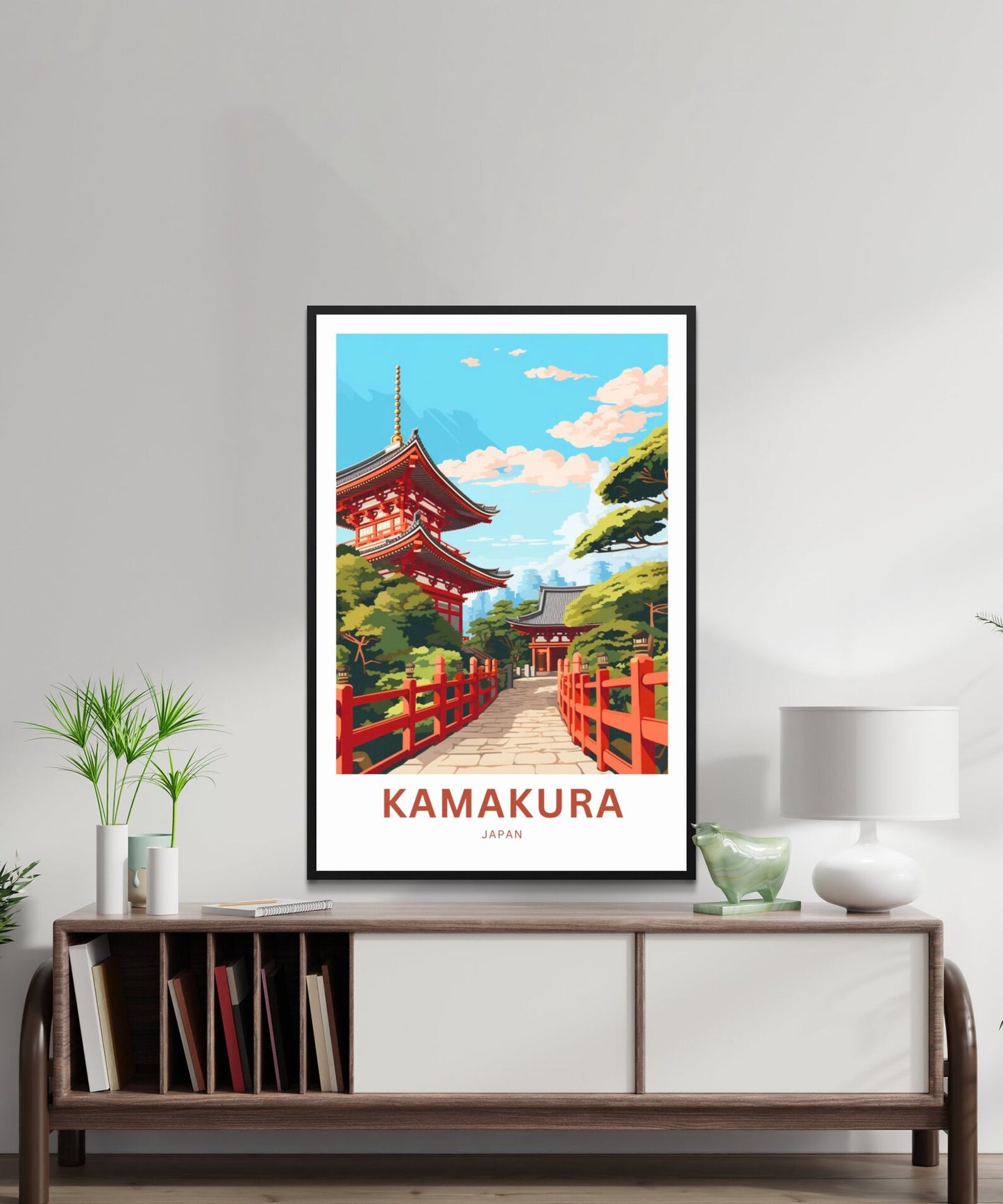 Kamakura Travel Poster