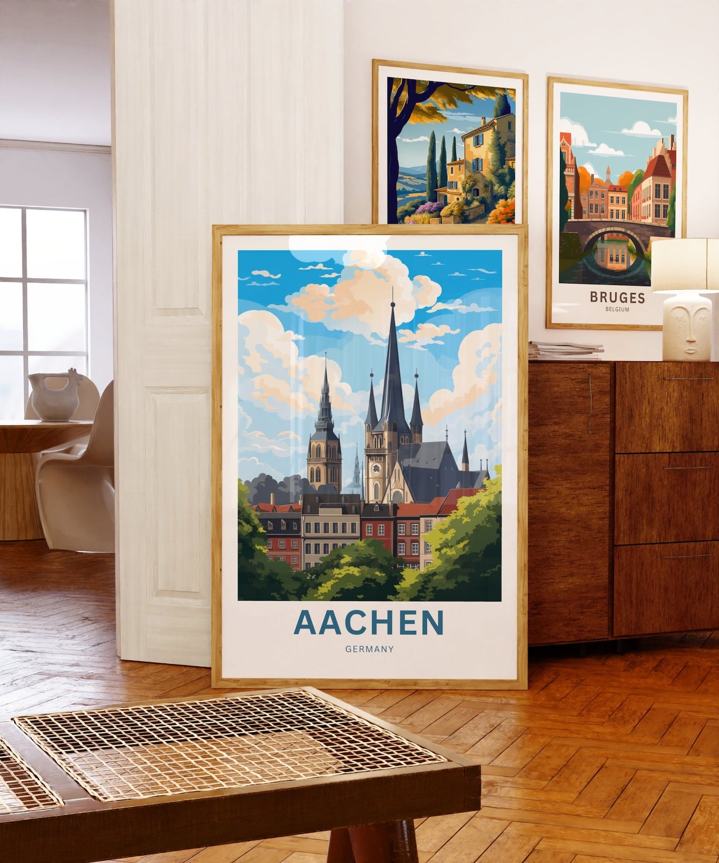 Aachen Travel Poster