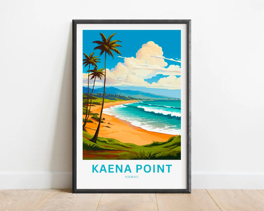 Kaena Point Travel Poster