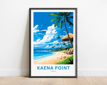 Kaena Point Travel Poster