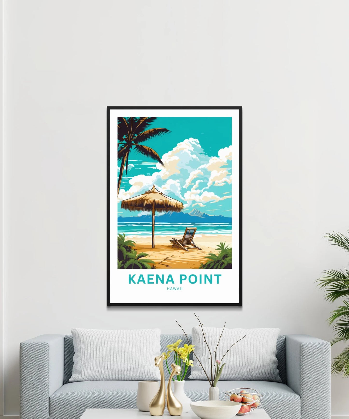 Kaena Point Travel Poster