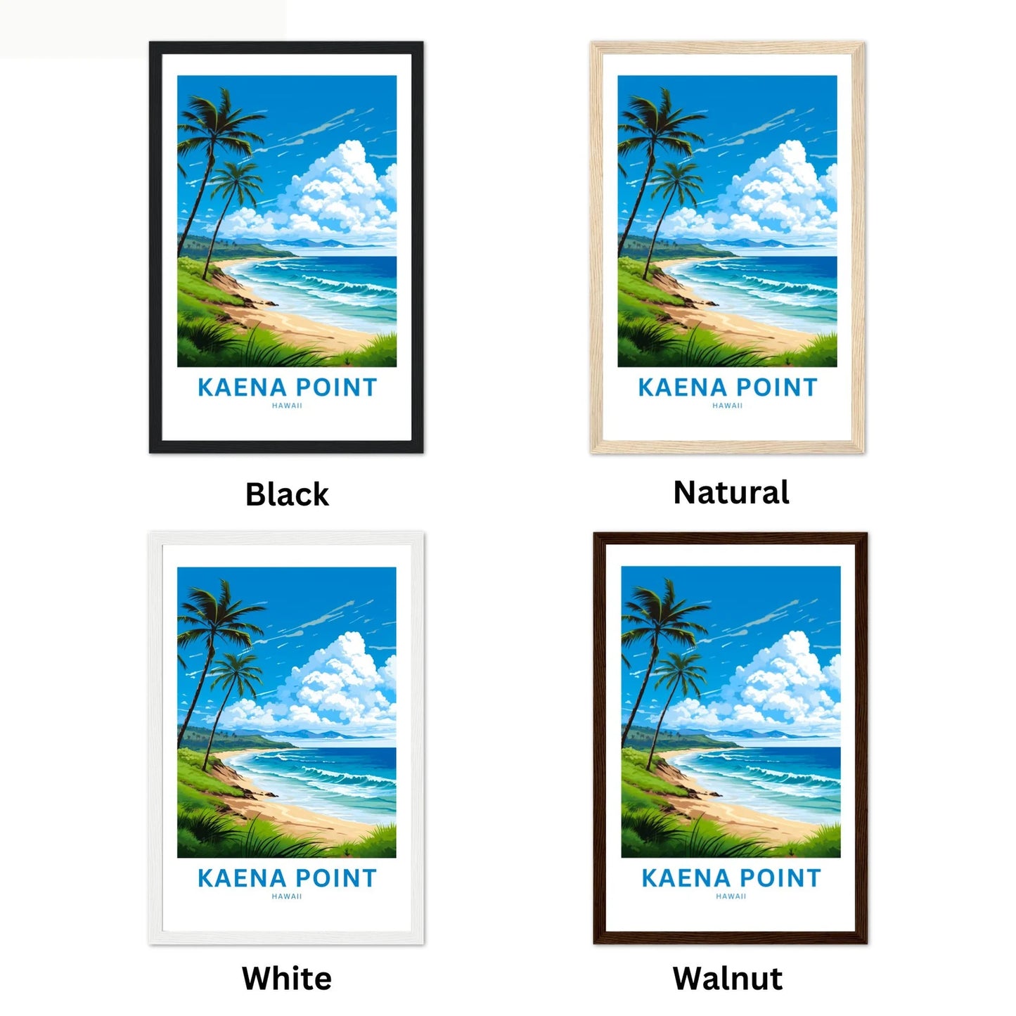 Kaena Point Travel Poster