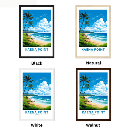 Kaena Point Travel Poster