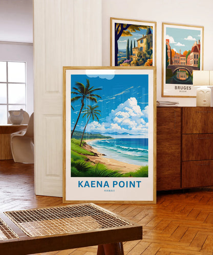 Kaena Point Travel Poster