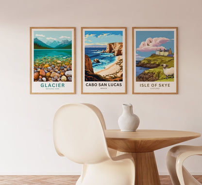 Cabo San Lucas Travel Poster- Stunning Coast
