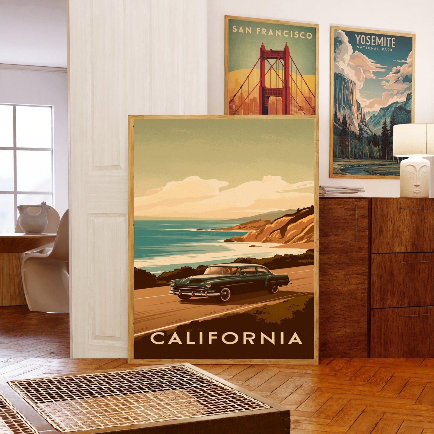 California Vintage Travel Poster