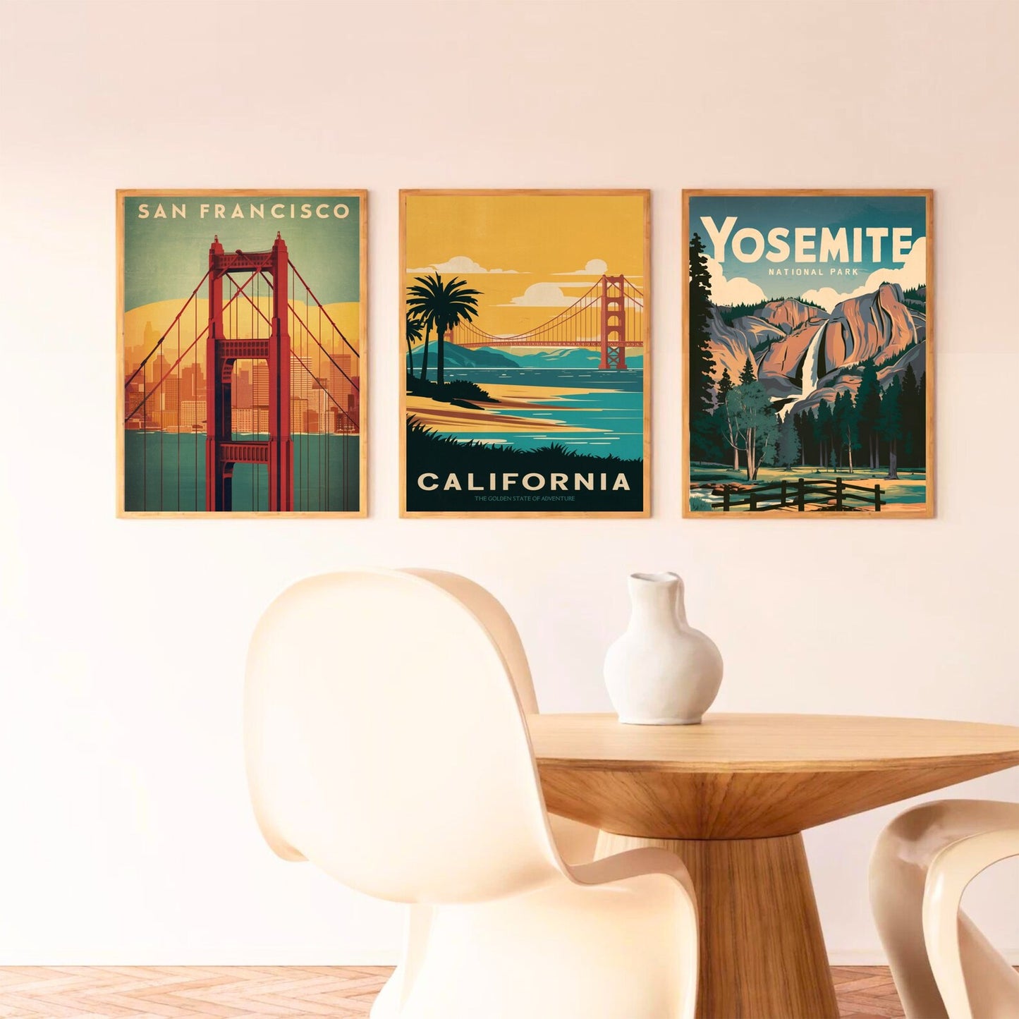 California Vintage Travel Poster