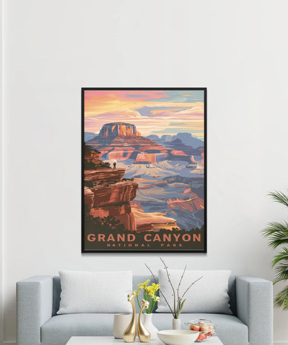 Grand Canyon Vintage Travel Poster