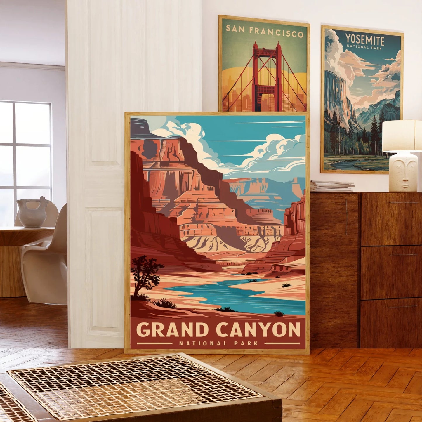 Grand Canyon Vintage Travel Poster - Natural Majesty