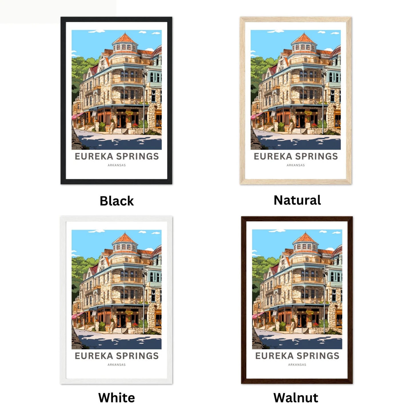Eureka Springs Travel Poster