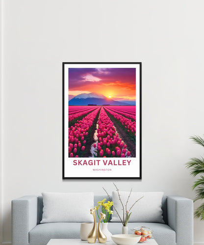 Skagit Valley Travel Poster