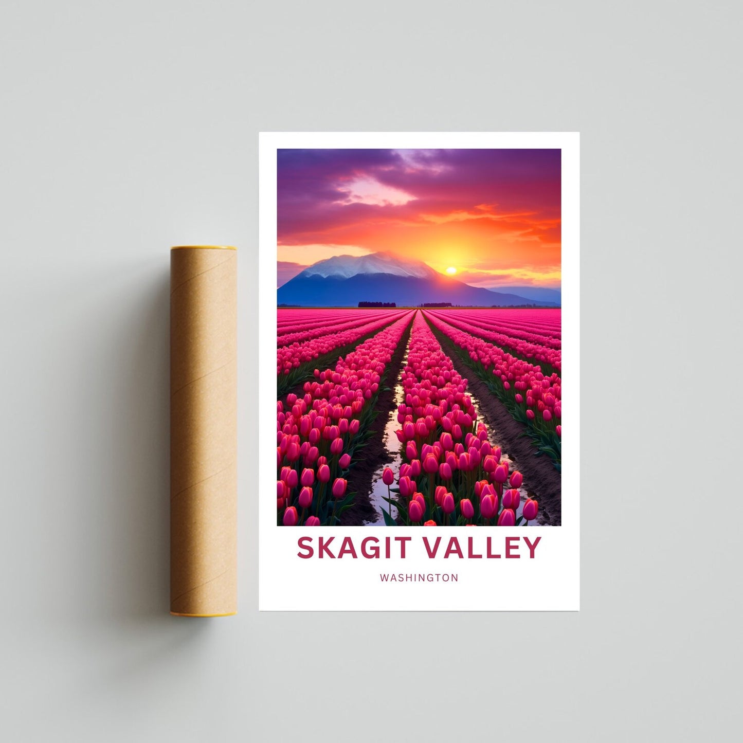 Skagit Valley Travel Poster