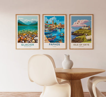 Paphos Travel Poster - Captivating Coastal City