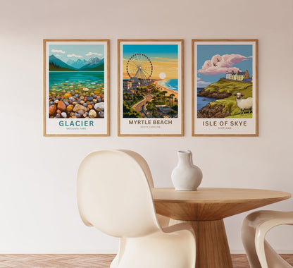 Myrtle Beach Travel Poster- South Carolina