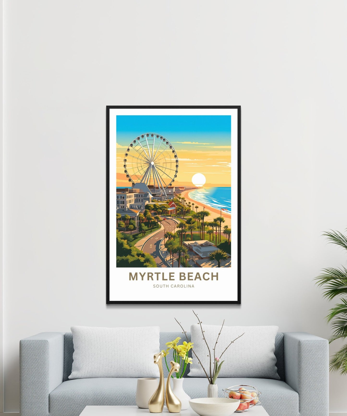 Myrtle Beach Travel Poster- South Carolina