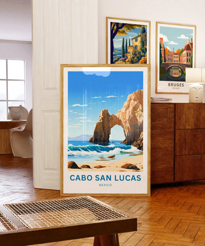 Cabo San Lucas Travel Poster- Mexico