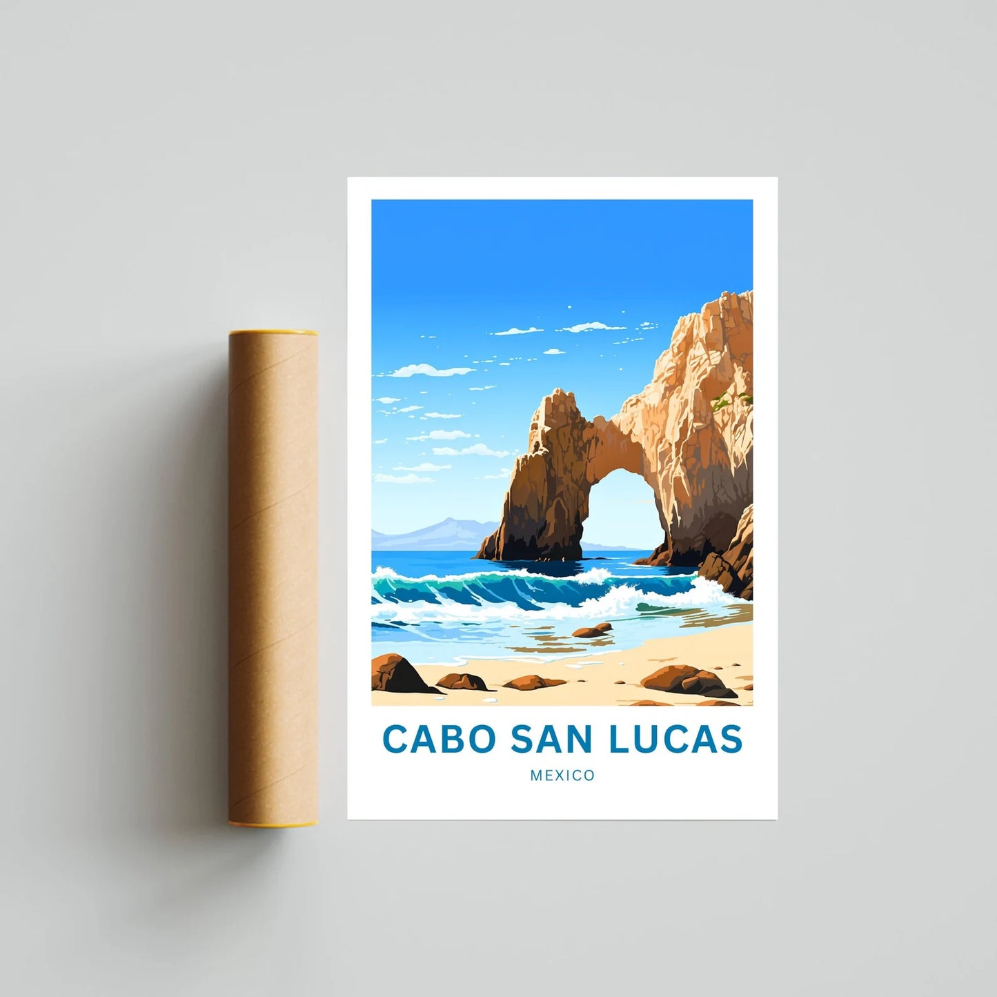 Cabo San Lucas Travel Poster- Mexico
