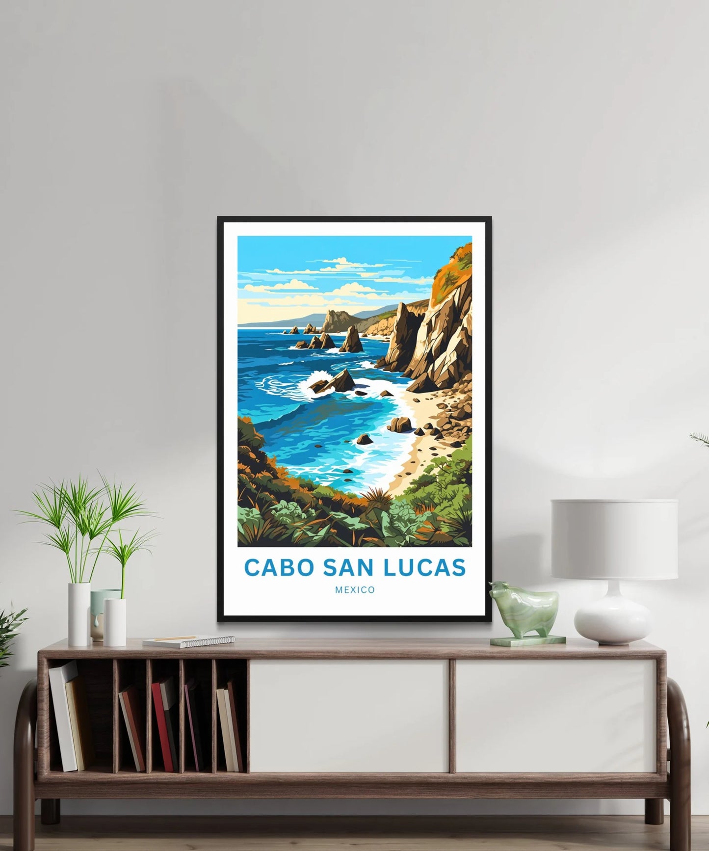 Cabo San Lucas Travel Poster- Mexico Coastal Beach