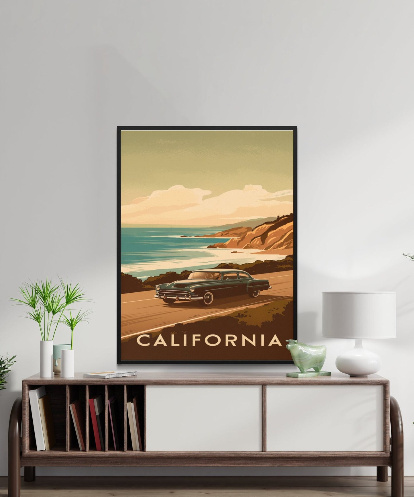 California Vintage Travel Poster