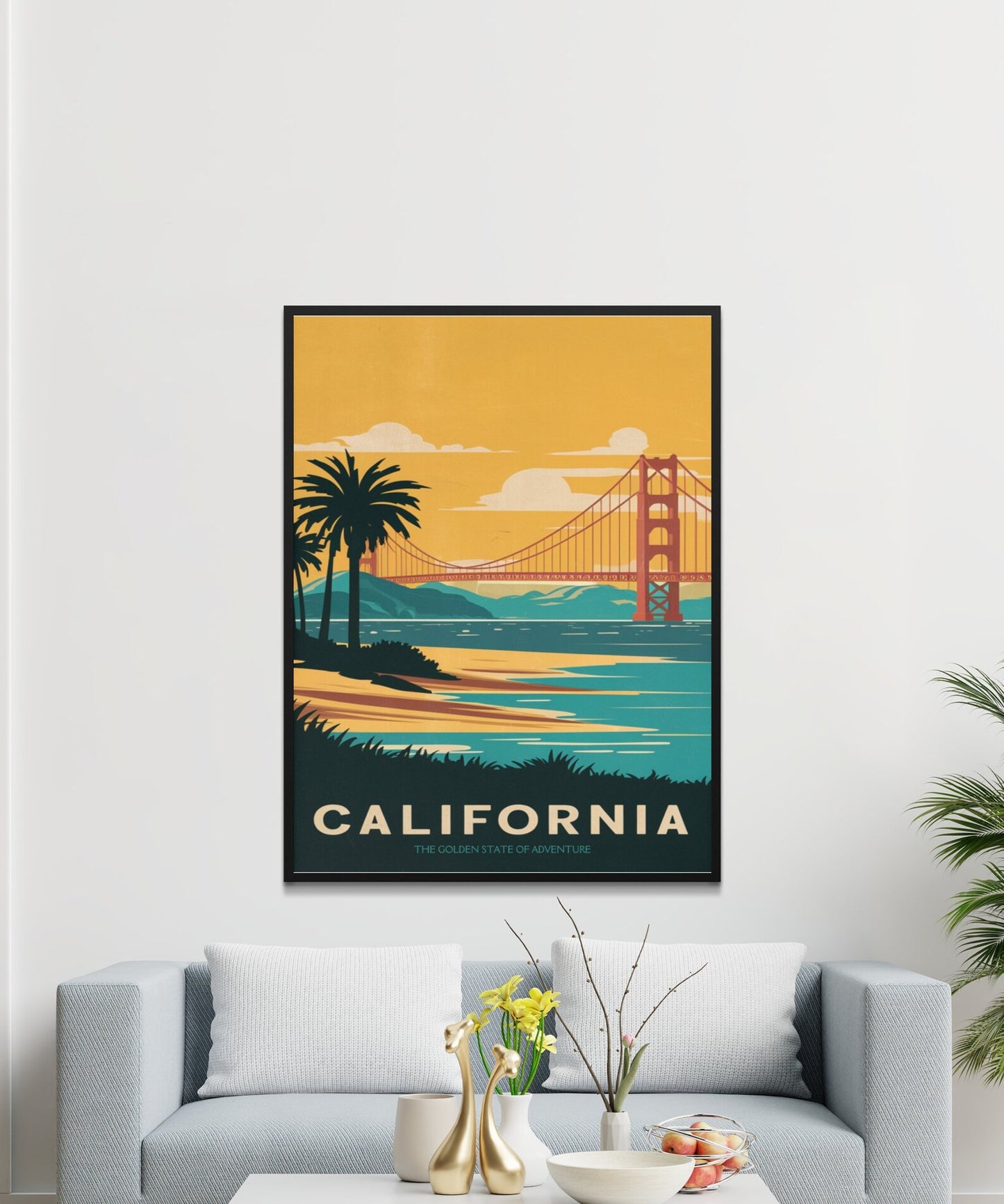 California Vintage Travel Poster