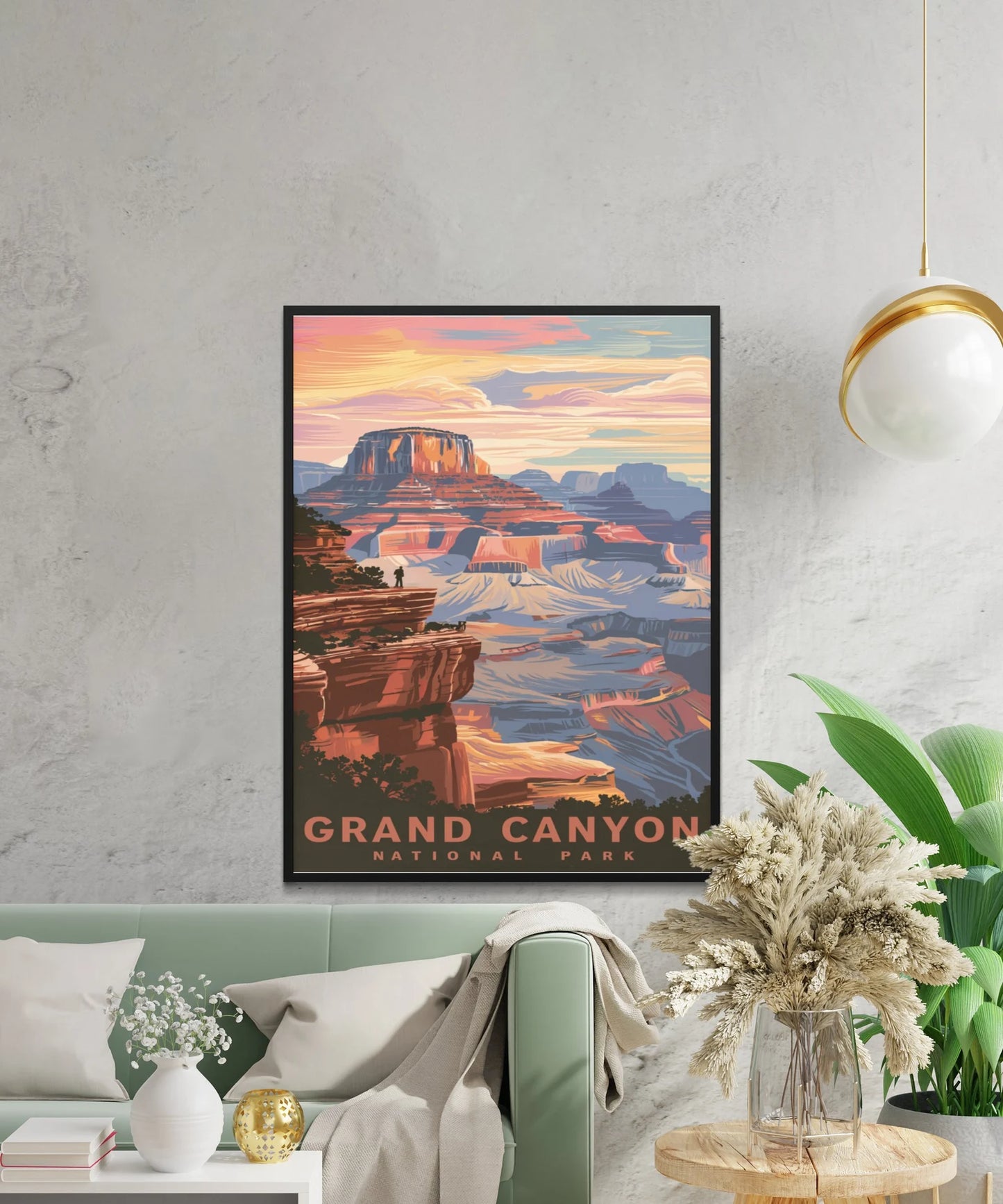 Grand Canyon Vintage Travel Poster