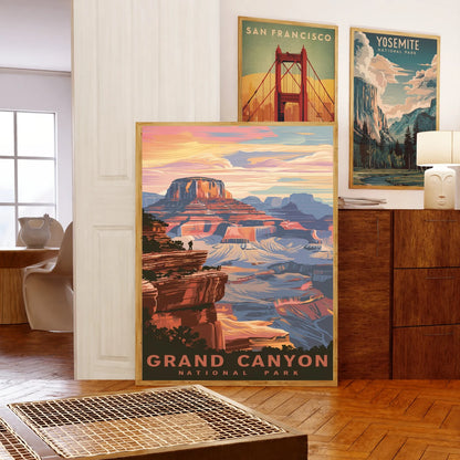 Grand Canyon Vintage Travel Poster